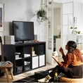 Promotion!! Bookcase wooden bookcase KALLAX bookshelf KALLAX shelf blackbrown 77x147 cm. TV cabinet IKEA bookshelf shelf TV stand.