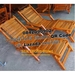 รูปย่อ Sukthongเเพร่ เก้าอี้ระนาดใหญ่ ไม้สักทอง ปรับนั่งนอนได้ สีสักน้ำตาลส้ม รูปที่4