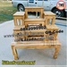 รูปย่อ TMD โต๊ะหมู่บูชาไม้สักแท้ หมู่ 7 หน้า 6 70x55x80 ซม รวมฐาน ไม้สัก งานไม่ได้ทำสี รูปที่4