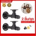 รูปย่อ 2PCs Industrial Steel Pipe Scaffold Board Shelf Brackets VintageBulkhead Support Bracket 9x12cm รูปที่1