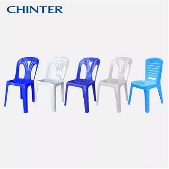 CHINTER U12 U27 เก้าอี้พลาสติกขนาด 480455810 MM. รับน้ำหนักได้ 8090 กก.มีสีขาวสีน้ำเงินสีฟ้า สกรีนไม่สกรีน รูปที่ 1