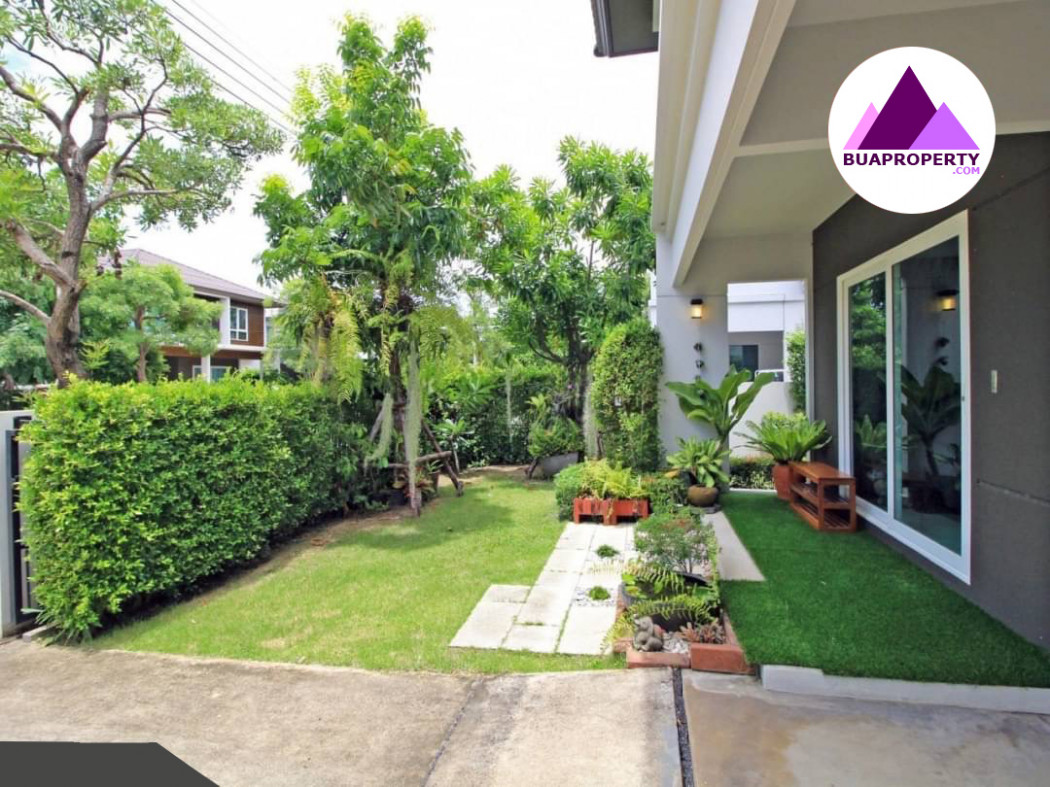 ขาย บ้านเดี่ยว สไตล์โมเดิร์น ราคาดี โครงการพฤกษ์ลดา สุวรรณภูมิ 106 ตรม. 52 ตร.วา เฟอร์นิเจอร์ครบ ตกแต่งภายในเท่ห์ดูมีสไตล์ รูปที่ 3