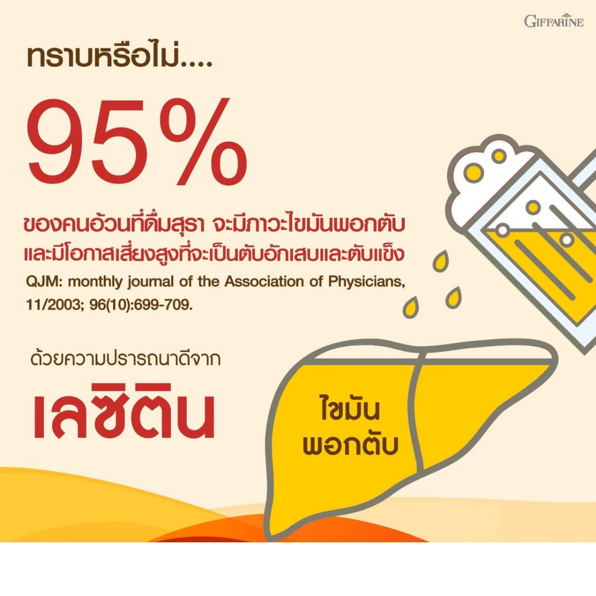 บำรุงตับ ลดไขมันพอกตับ เลซิติน ชนิดแคปซูล 30 และ 60 แคปซูล ผสมแคโรทีนอยด และวิตามินอี Lecithin Giffarine ของแท้ รูปที่ 4