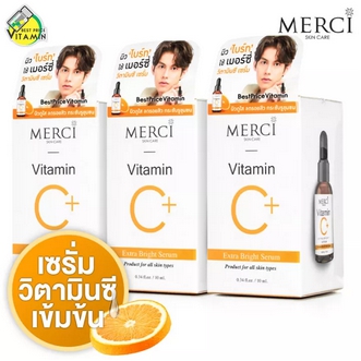 Merci Vitamin C Extra Bright Serum เมอร์ซี่ วิตามินซี เซรั่ม 3 ขวด รูปที่ 1