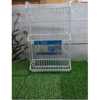 ชั้นวางของ ชั้นวางของอเนกประสงค์ ขนาด 33.5x14x55.5 ซม.แบบแขวน 3 ชั้น สีขาว ชั้นสรรพ สิ่งแบบแขวน รูปที่ 3