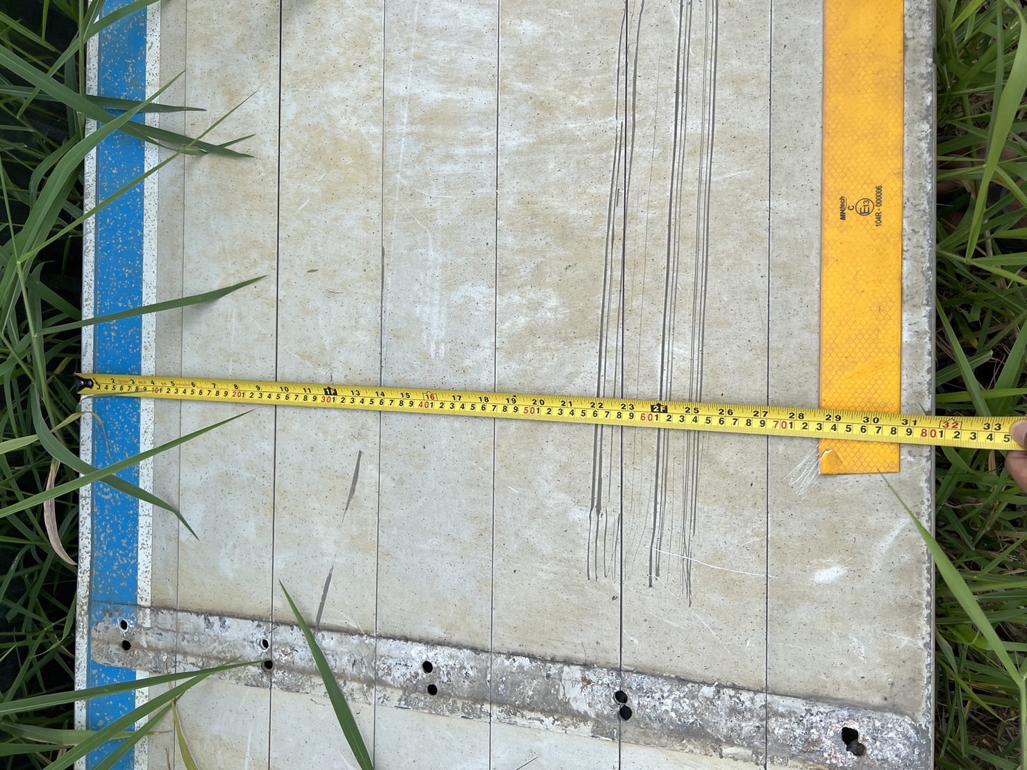 ฝาข้างอลูมิเนียม กว้าง 80 cm ยาว 5.5 m หนา 3 cm รูปที่ 3