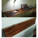รูปย่อ โต๊ะชั้นวางของติดผนังพับได้ ไม้สักทองfoldable wall shelf ขนาด 80x 30 cm รูปที่1