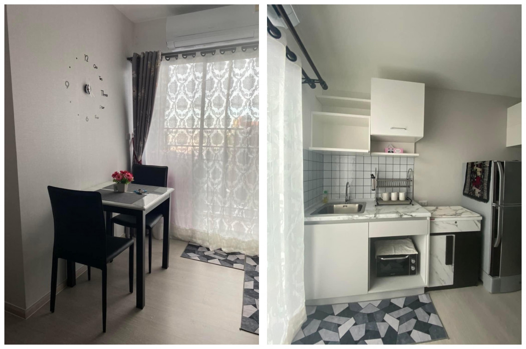 ให้เช่า คอนโด ห้องสวย มีเครื่องซักผ้า แอร์ 2Plum Condo ราม 60 อินเตอร์เชนจ์ 26 ตรม. รูปที่ 6