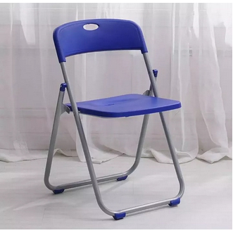 เก้าอี้พับได้ เก้าอี้พลาสติกพับได้ เก้าอี้ใช้ในครัว เก้าอี้นั่งเล่น เก้าอี้มีพนักพิง เก้าอี้อเนกประสงค์ เบาะหนัง PVC เก้าอี้เหล็ก รูปที่ 1