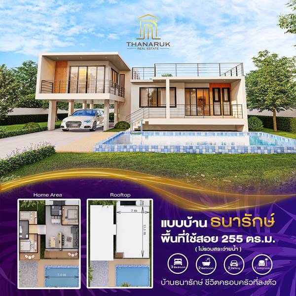 เปิดจองบ้าน ราคาพิเศษ ทำเลปราณบุรี The new Thanaruk ธนารักษ์ บรรยากาศโอบล้อมด้วยวิวภูเขา สไตล์ Modern รูปที่ 1