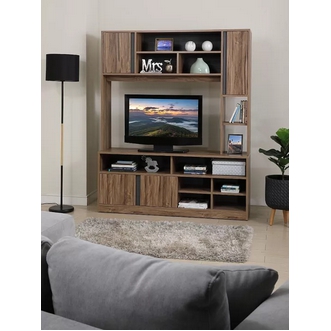 WINNER FURNITURE COSPENCER TV CABINET+HUTCH 150 CM. DARK BROWNGREY รูปที่ 1