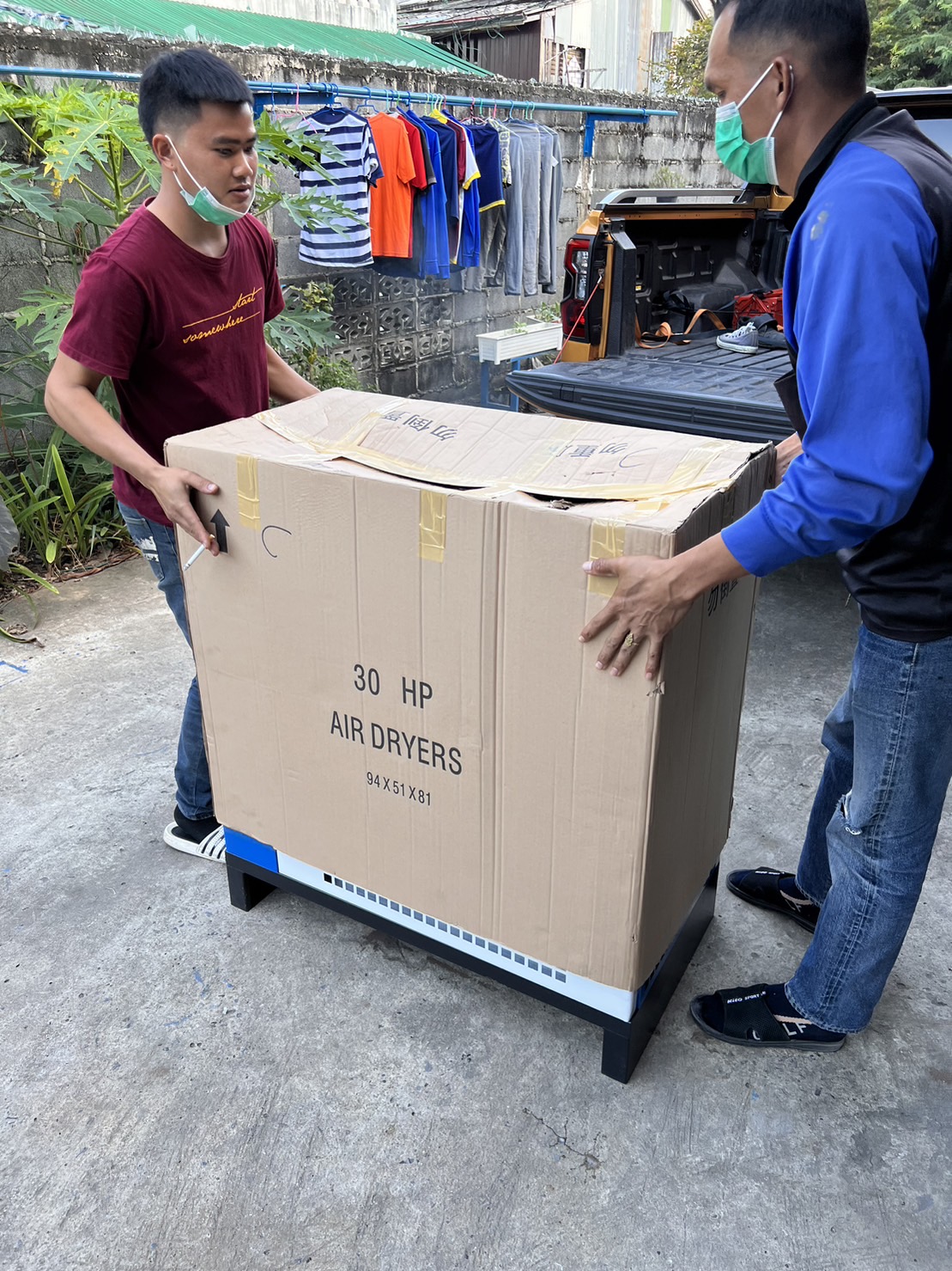 แอร์ไดร์เออร์ refrigerant air dryer เครื่องทำลมแห้ง ใช้กับปั๊มลม ขนาด 30 แรงม้า รูปที่ 4