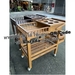 รูปย่อ ส่งฟรี…!!ชั้นวางบาร์เครื่องดื่ม ไม้สัก 95X43X77CM 2ชั้น บาร์เครื่องดื่มเคลื่อนที่ ชั้นวางของ ชั้นบาร์เหล้าไม้สัก มีล้อเลื่อน รูปที่4
