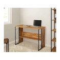 Home  office desk 110x75.5x55 cm. Max load 25 kg  Wood steel  Oak color