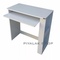 Woww+++  Piyalak Shop โต๊ะวางคอมพิวเตอร์ โต๊ะทำงานไม้ 80 ซม รุ่นมีข้าง สีขาว ราคาสุดคุ้ม โต๊ะ ทำงาน โต๊ะทำงานเหล็ก โต๊ะทำงาน ขาว โต๊ะทำงาน สีดำ
