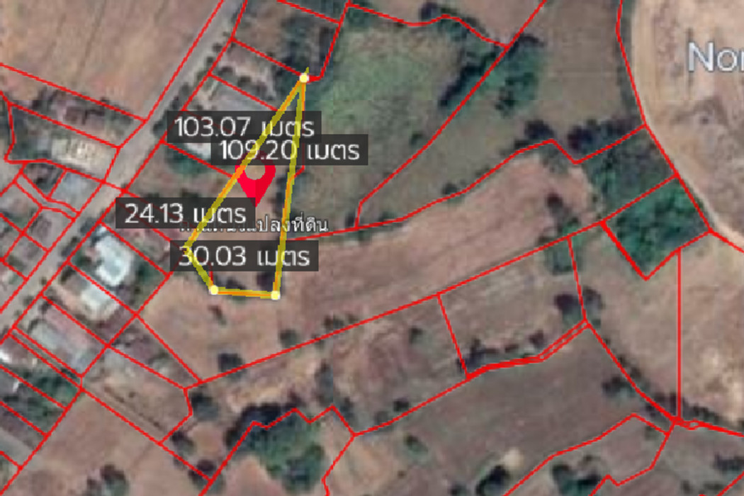 ขาย ที่ดิน ที่สวย ที่ดินอำนาจเจริญ 2 ไร่ 2 งาน 80 ตร.วา ติดถนน รูปที่ 3