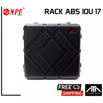 ส่งฟรี…!!NPE RACK ABS 10U 17 นิ้ว แร็คใส่เครื่องเสียง กล่องใส่เครื่องเสียง แข็งแรง กันน้ำ รูปที่ 1