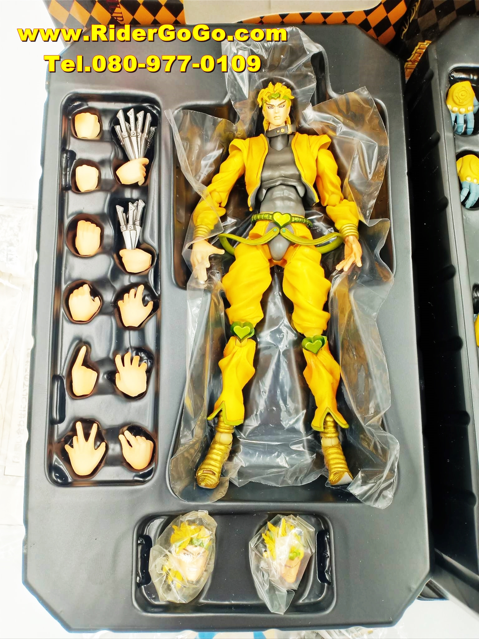 โมเดลโจโจ้ ล่าข้ามศตวรรษ ดิโอ เดอะเวิล์ด S.A.S Dio & The World JoJo's Bizarre Adventure Super Action Statue Figure สภาพสวยใหม่ของแท้จากประเทศญี่ปุ่น รูปที่ 4