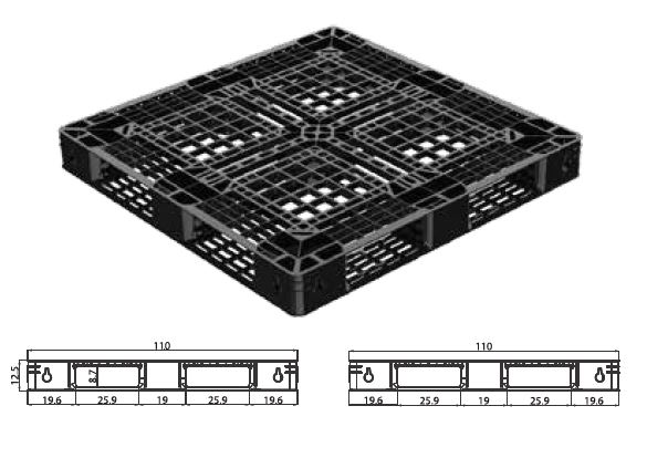  พาเลทพลาสติก Plastic Pallet รูปที่ 1