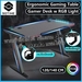 รูปย่อ ส่งฟรี…!!SOTIME โต๊ะคอมพิวเตอร์เกมมิ่ง โต๊ะอีสปอร์ต ไฟ RGB พร้อมไฟ LED โต๊ะคอมพิวเตอร์ ขารูปตัว Z ตามหลักสรีรศาสตร์ รูปที่4