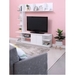 รูปย่อ WINNER FURNITURE ตู้วางทีวี รุ่น มัช + ชั้นวาง ฮัทช์ ขนาด 160 ซม.  สีขาว WINNER FURNITURE HMUCHP TV CABINET+ HUTCH 160 CM.  WHITE 1 PCS. รูปที่2