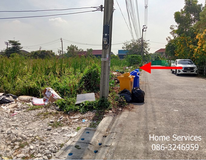 ให้เช่าที่ดิน 1 ไร่กว่า ถ.รัตนาธิเบศร์ ซ.ไทรม้า 21 กว้าง 30 ม. ใกล้สถานีรถไฟฟ้าท่าอิฐ  รูปที่ 3