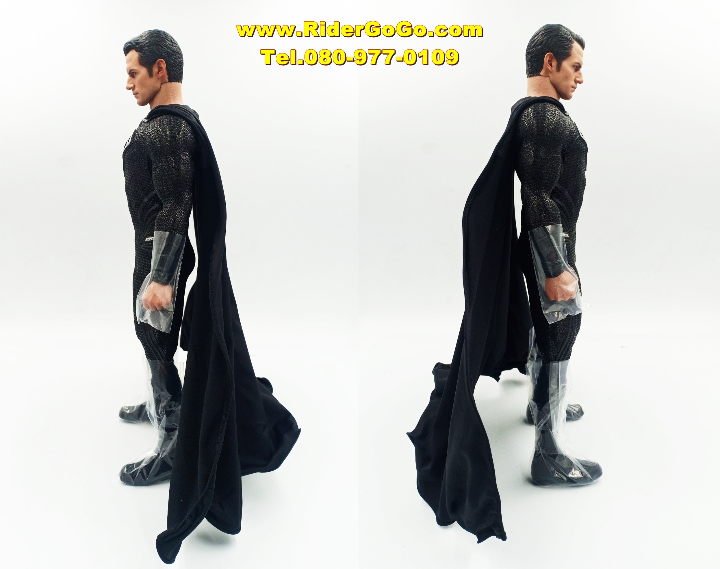 HOT TOYS Superman Justice League Black Suit TMS038 โมเดลซุปเปอร์แมนชุดสีดำ ภาคจัสติคลีก ของใหม่ของแท้ รูปที่ 3
