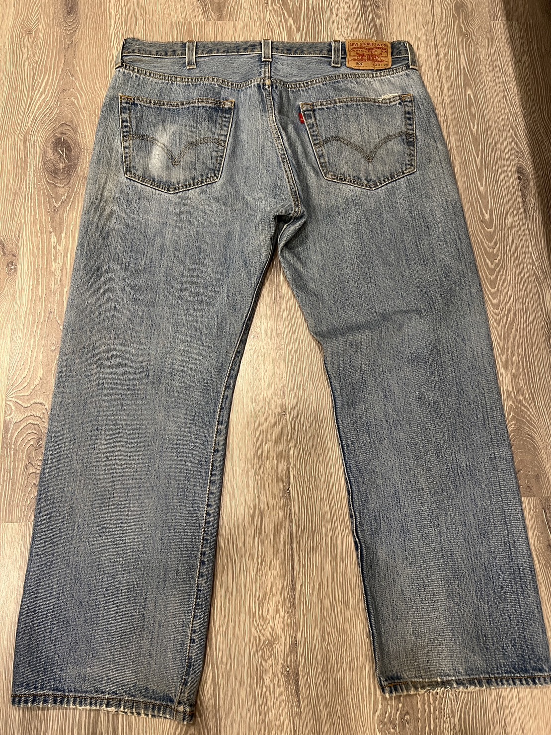 Levi's 501 Vintage มือสอง ป้าย R ของแท้ 100% (Turkey) รูปที่ 3