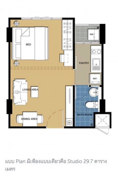 ขาย คอนโด D Condo รามคำแหง 64 29.83 ตรม.  รีโนเวทแล้ว รูปที่ 11