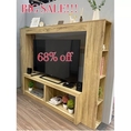 ส่งฟรี…!!BIG SALE ประจำเดือน! ลด 68 ชุดตู้ชั้นวางทีวี 65นิ้ว PRESTON กว้าง200ซม | วาง TV 65นิ้วได้ | เก็บของได้เยอะมาก | แข็งแรง