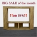 รูปย่อ ส่งฟรี…!!BIG SALE ประจำเดือน! ลด 68 ชุดตู้ชั้นวางทีวี 65นิ้ว PRESTON กว้าง200ซม | วาง TV 65นิ้วได้ | เก็บของได้เยอะมาก | แข็งแรง รูปที่2