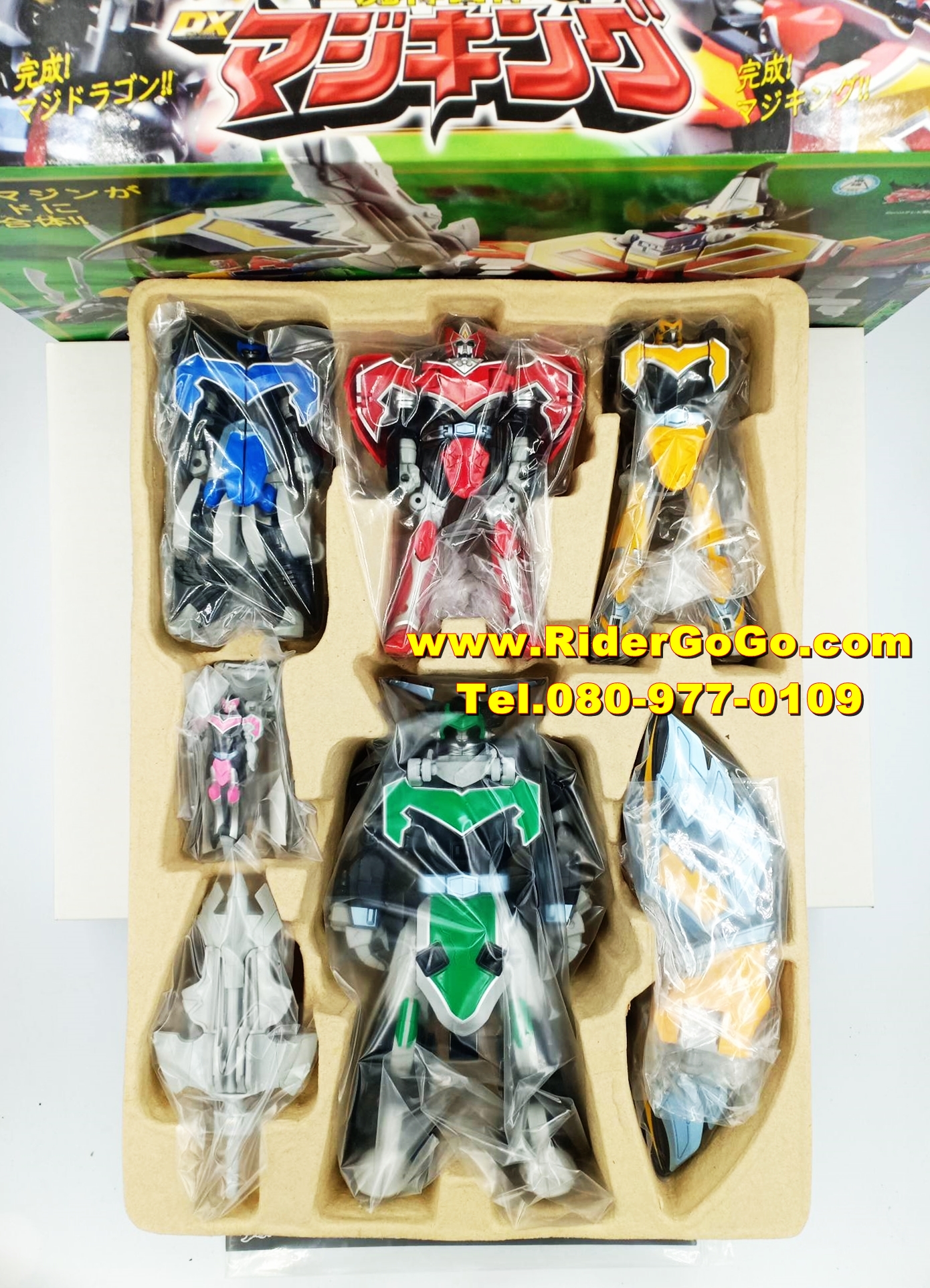 หุ่นยนต์ขบวนการมาจิเรนเจอร์ มาจิคิง Magiranger (DX MagiKing) ของใหม่ของแท้Bandai ประเทศญี่ปุ่น รูปที่ 4