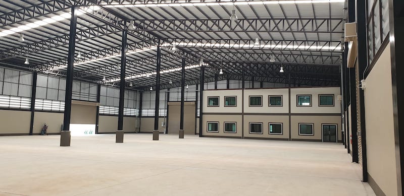 BST360 ให้เช่า-ขาย โกดัง โรงงาน Factory Zone EEC Chonburi size 2200 - 2400 sqm. รูปที่ 1