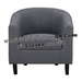 รูปย่อ INDEX LIVING MALL PEGGY Fabric Armchair  Grey รูปที่4