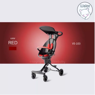 SIU เบาะรองนั่ง THE V5 Stroller แถมฟรี หนานุ่มรถเข็นเด็กแบบพกพา 2020 เบาะนั่งปรับได้ 2 ทิศทาง มีร่ม ปรับเบาะพับเก็บได้ หมอนรองนั่ง หมอนอิง รูปที่ 1