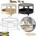 รูปย่อ IKEA BORGEBY โบร์เกบี โต๊ะกลาง วีเนียร์เบิร์ชดำ 70 ซม. รูปที่1