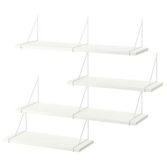 Best quality!!! Wall shelf BERGSHULT Wall shelf BERGSHULT  PERSHULT Wall shelf combination whitewhite. รูปที่ 1