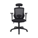 รูปย่อ INDEX LIVING MALL PETRILLO OFFICE MEDIUM BACK CHAIR  BLACK รูปที่2