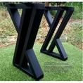 MPT2WoodSteel ขาโต๊ะเหล็ก 1คู่ ขาโต๊ะกลาง ขาเก้าอี้ม้านั่ง ZModel MPT45 สีดำด้าน Coffee Table Legs Iron ขาโต๊ะทำงาน โต๊ะอาหาร ขาโต๊ะล๊อฟท์ ขาโต๊ะสั่งทำ