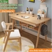 รูปย่อ SStar Wood table multipurpose PCs table made from wood well office desk wooden office desk computer table with shelf table with drawer table com รูปที่1