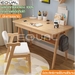 รูปย่อ EQUAL table drop computer desk table pin Wood เเข็ง 106.0kpa PCs table made from wood well reading desk table strong wooden stripe operate well รูปที่1