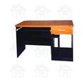 Furniture Word โต๊ะคอมพิวเตอร์ 100 ซม รุ่น C102 ดีไซน์สวยหรูทันสมัย สไตล์เกาหลี 1 ลิ้นชักกุญแจล็อค TOP PVC ทั้งตัว สินค้ายอดนิยมขายดี ขนาด 100x50x75 ซม