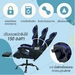 รูปย่อ สุดคุ้มม เก้าอี้เล่นเกม เก้าอี้เกมมิ่ง เก้าอี้คอเกม Raching Gaming Chair รุ่น E02B Gold ราคาถูก เก้าอี้ เกม มิ่ง เก้าอี้ สํา นักงาน เก้าอี้ สนาม เก้าอี้ ไม้ รูปที่2