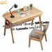 รูปย่อ Japanese wood table with drawer table office desk table com desk table drop computer desk notebook table wood working surfing top stand homework รูปที่4