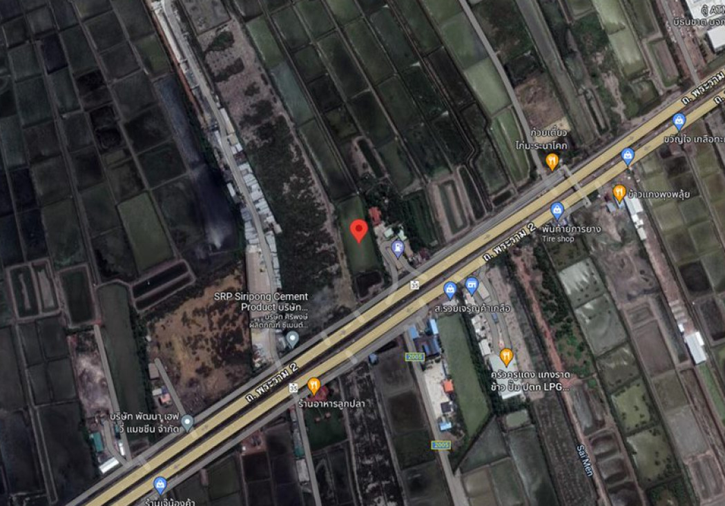 ขาย ที่ดิน ติดถนนพระราม 2 ขาเข้า กม.50 ขนาด 25 ไร่ 1 งาน 15 ตร.วา ต.นาโคก อ.เมืองสมุทรสาคร สมุทรสาคร รูปที่ 3