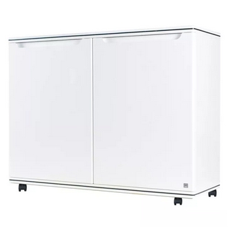 หมดแล้วหมดเลย ตู้รองเท้าสำเร็จ 4ช่อง KING สีเคริฟ์ขาวSHOE CABINET WITH 4 STORAGES KING SHCP4TWWTBO CURVE WHITE ทักแชทได้ค่ะ ยินดีบริการ รูปที่ 1