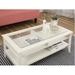 รูปย่อ WINNER FURNITURE LABEAUTE GLASS COFFEE TABLE 101 CM.  WHITE รูปที่3