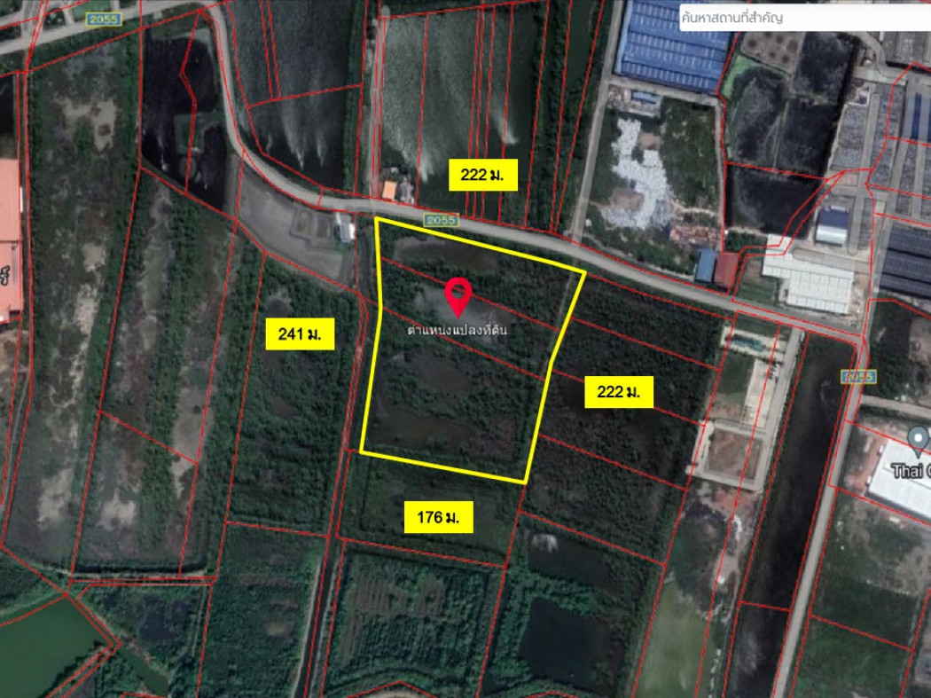 ขาย ที่ดิน พระราม2 ขาเข้า กม 46 ขนาด 28 ไร่ 1 งาน 24 ตร.วา ติดถนนเอกชัย-นาขวาง 220 ม. ด้านข้างติดคลอง เหมาะสร้างโกดัง คลังสินค้า รูปที่ 4