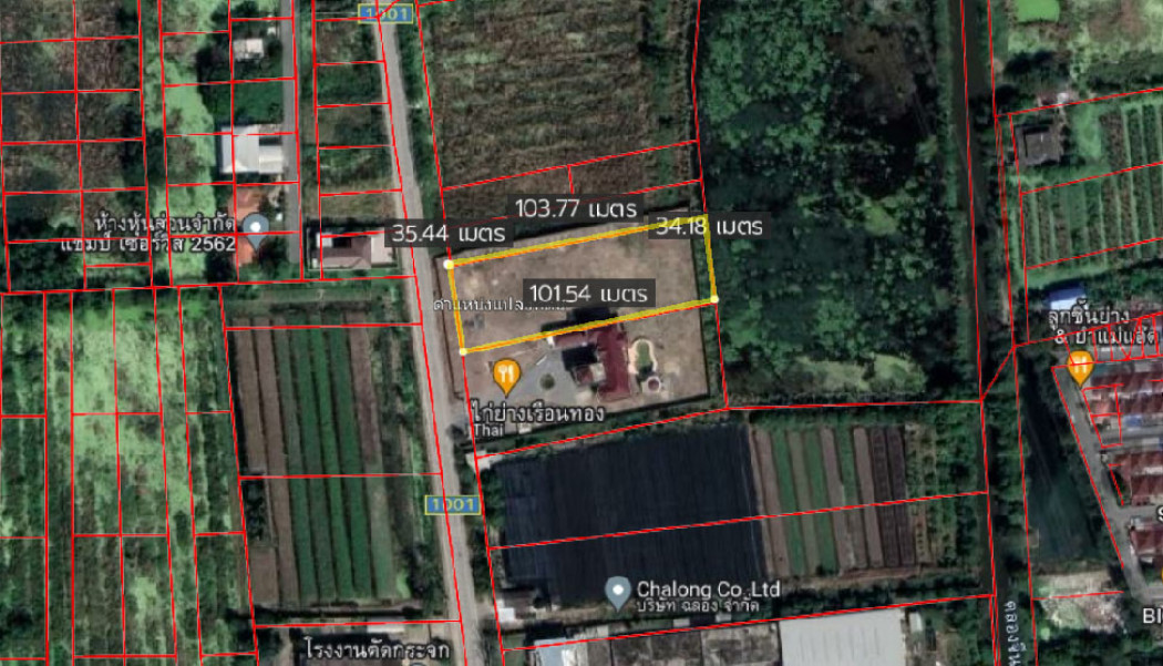 ขาย ที่ดิน ทำเลดี ที่ดินนนทบุรี 1100 ตรม. 2 ไร่ 1 งาน รูปที่ 3