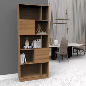 Inhome Furniture ชั้นวางหนังสือ W80×D32×H198 รุ่น SS8053 Inhome Furniture Book Shelves W80×D32×H198 SS8053 รูปที่ 1